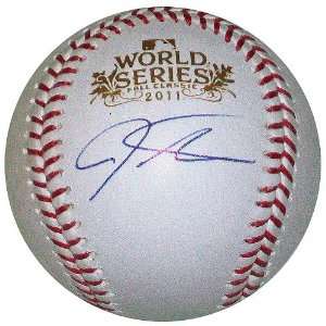   Autographed 2011 World Series Baseball 