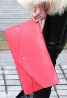 Oversized Envelope Clutch Purse Handbag Multi Colors  