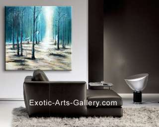 Abstract Asian Landscape Painting Feng Shui Painting  