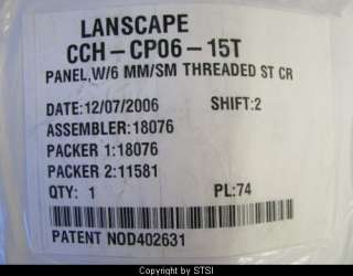  CCH CP06 15T LANscape CCH Patch Panel ~STSI 837654168141  