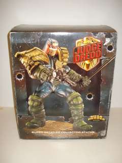 Judge Dredd 12 Statue Mattel MEGA HEROES MINT New in Box Never Opened 