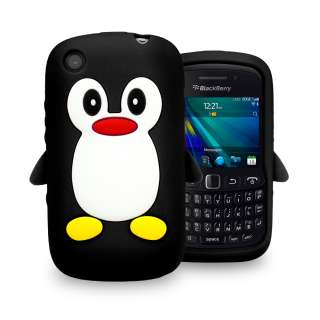 London Magic Store   Black PENGUIN Soft Silicone Case for BlackBerry 