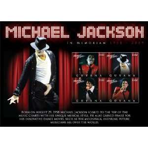  Michael Jackson in Memoriam 1958 200 Stamps 4011 