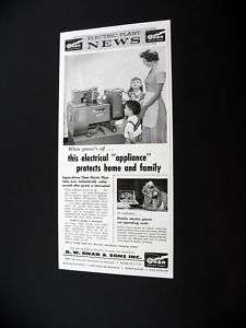 Onan Electric Plant Emergency Home Power 1957 print Ad  
