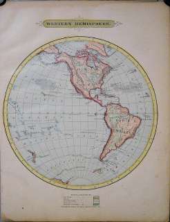 United States North America South America 1886 Map  