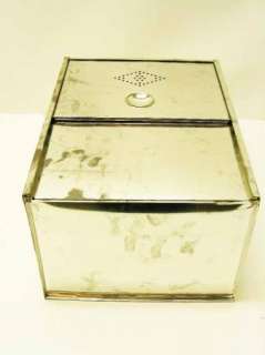 Vintage Metal Tin Kitchen Cabinet Drawer Bread Box 12 X 16 X 9 Hoosier 