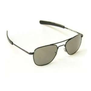  52mm Black Frames American Optical AO Pilot Sunglasses 
