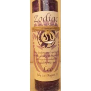 Zodiac Candle with Pendant Scented 5 Tall 