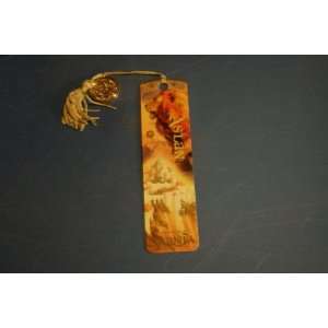  Chronicles of Narnia Aslan Bookmark with Gold Tassle 