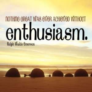 Enthusiasm Motivational Magnet 