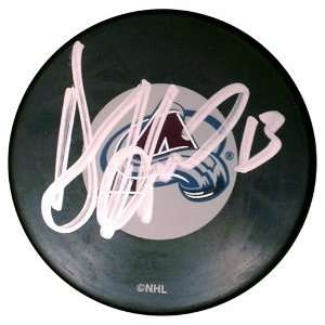 Dan Hinote Signed Avalanche Puck 