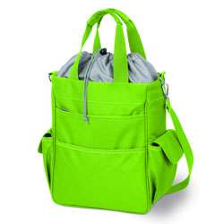   Fully Insulated Lunch Tote with Food Storage Container   Lime Green