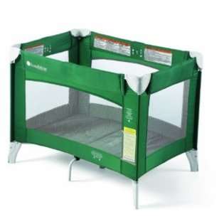 Foundations Ultra Portable Play Yard Crib, Green 