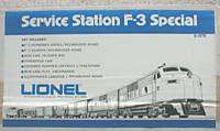 1975 LIONEL SERVICE STATION F 3 Set#1579MILWAUKEE ROAD  