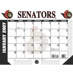  Ottawa Senators 22x17 Desk Calendar 2007 Sports 