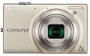Nikon Coolpix S6100 Compact Digital HD Camera Kit Silver 16MP Kit USA 