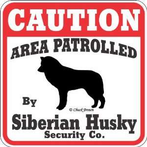   Area Patrolled By Siberian Husky Security Company