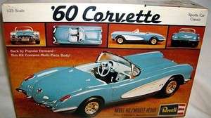 revell 1/25 1960 CHEVY CORVETTE ROADSTER SPORTS CAR  