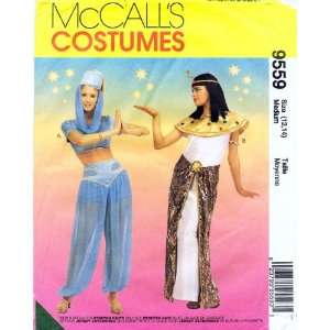  McCalls 9559 Costume Sewing Pattern Genie Cleopatra Dress 