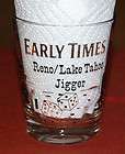 Early Times Whiskey Reno Lake Tahoe Jigger Double Old Fashioned Mai 
