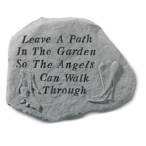  Garden Stone Memorial Leave a path for angels Patio 