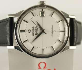 vintage gents Omega piepan constellation chronomter watch +box  