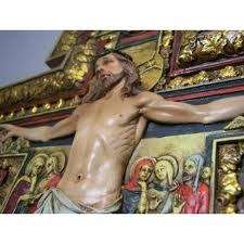   Damiano St. Damian Wall Cross Crucifix Jesus INRI Relief Statue Gift