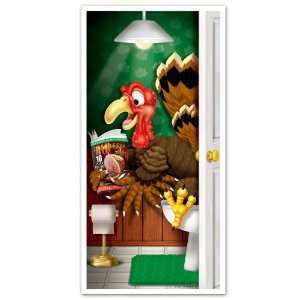  5 Turkey Restroom Door Cover
