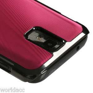Mobile Samsung Galaxy S2 II T989 Hercules Hard Case Cover Red Metal 