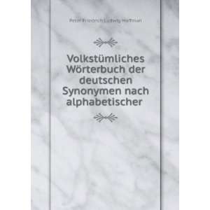  VolkstÃ¼mliches WÃ¶rterbuch der deutschen Synonymen 