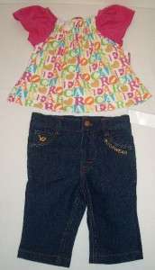 BABY GIRLS ROCAWEAR 2 PC OUTFIT, SZ 12 MOS, NWT $42  