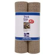 Contact Grip Ultra Liner 3 Roll Pk, 12X4 Taupe 