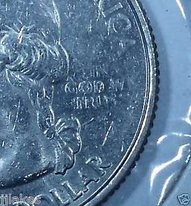2000 New Hampshire State Quarter Missing Mint Mark Uncirculated Error 