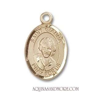 St. Gianna Small 14kt Gold Medal