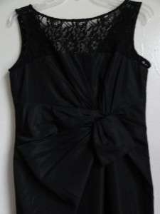 ANNE KLEIN LACE TOP AUDREY SLEEVELESS DRESS, Black, Size 6, 10, MSRP $ 