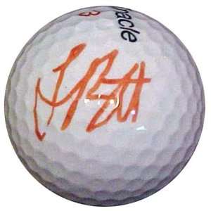 Tina Barrett Autographed Golf Ball