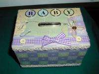 BANK BOX DECORATED SAYS BABY NICE GIFT FOR BABIES NEW  