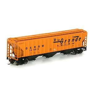  HO RTR PS 4740 Covered Hopper, D&RGW #15496 Toys & Games