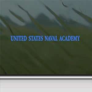  UNITED STATES NAVAL ACADEMY Marines Blue Decal Car Blue 