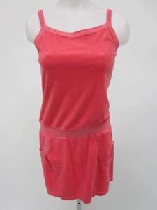 JUICY COUTURE Pink Spaghetti Straps Cover Up Dress 14  