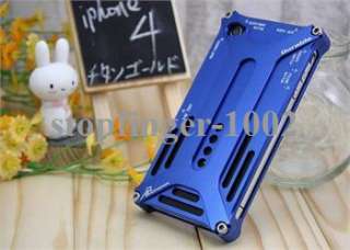 Royal Blue Aluminum Metal X Cleave Transformers Bumper Case for iPhone 