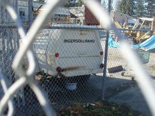 Ingersoll Rand 185 Trailer Mounted Air Compressor  