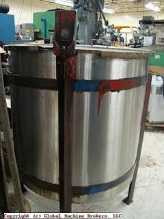 Mixing Kettle 140 Gallon Stainless Steel Tank w Lid  