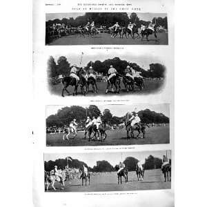  1901 Horses Polo Dublin Ireland Ponies Jockeys Wanderers 