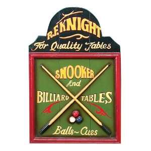  Snooker & Billiards Gameroom Sign