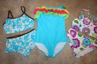HANNA ANDERSSON ANDERSON GIRLS SWIMSUITS 120 6 7 YEARS  