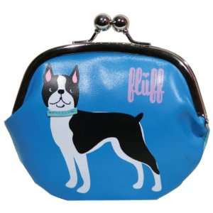 Large Boston Terrier Coin Purse / Wallet 