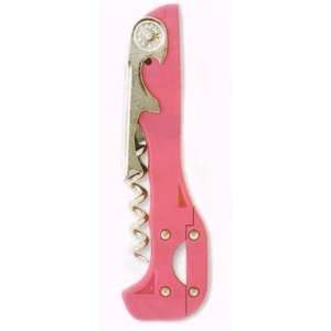 Boomerang Pink Waiters Corkscrew, Two Step with Foil Cutter  