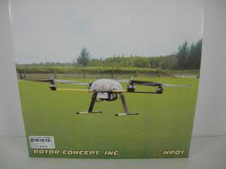 Rotor Concept HPQ1 Quad Copter quadcopter Drone Helicopter ARF NIB 
