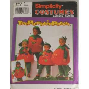  Simplicity 8577 Pattern Childs Pumpkin Costume and 